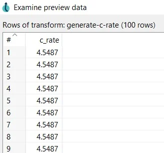 preview data in Apache Hop's Hop GUI