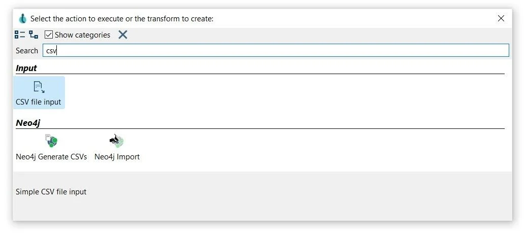 Apache Hop CSV file input
