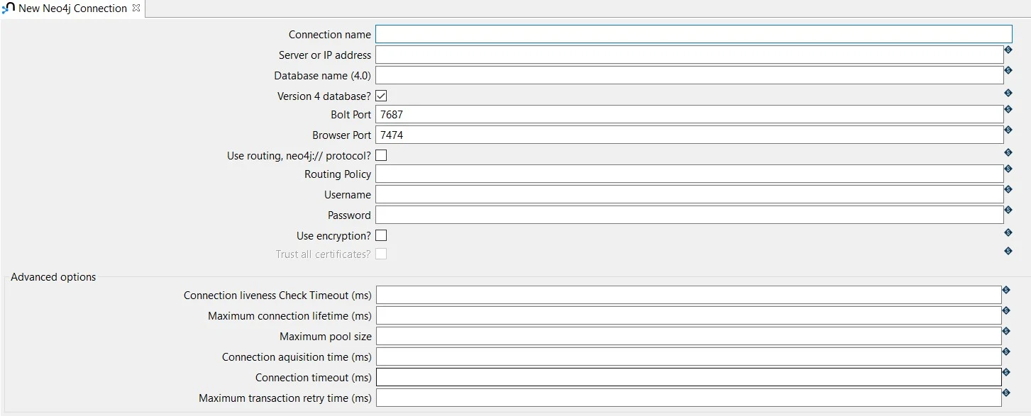 Apache Hop Neo4j connection