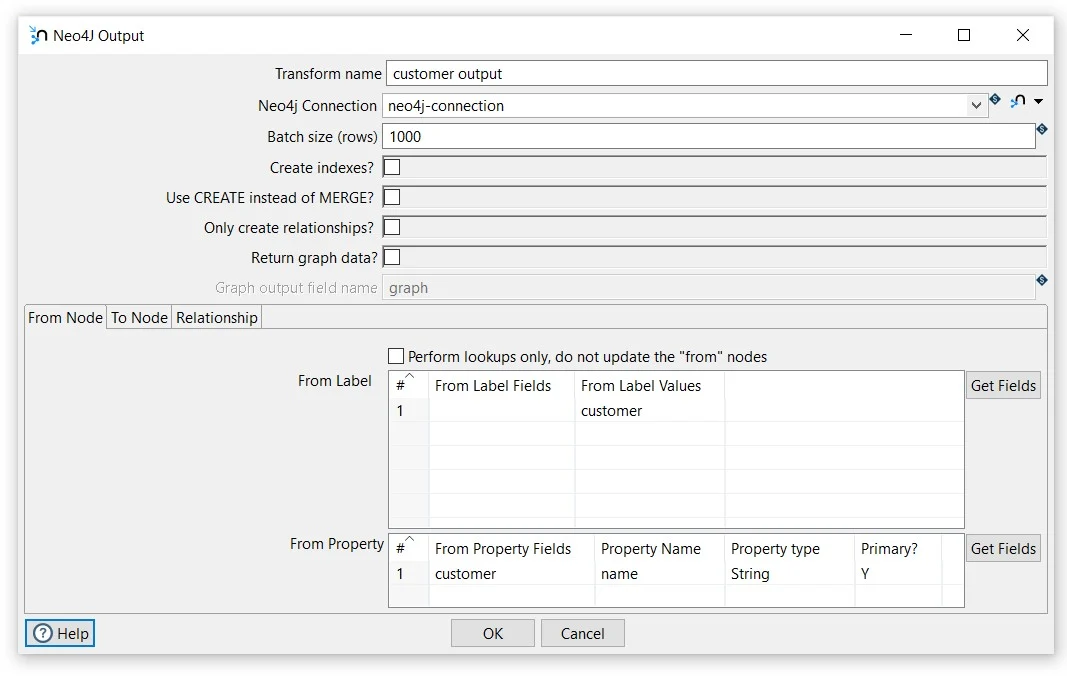 Apache Hop Neo4j output