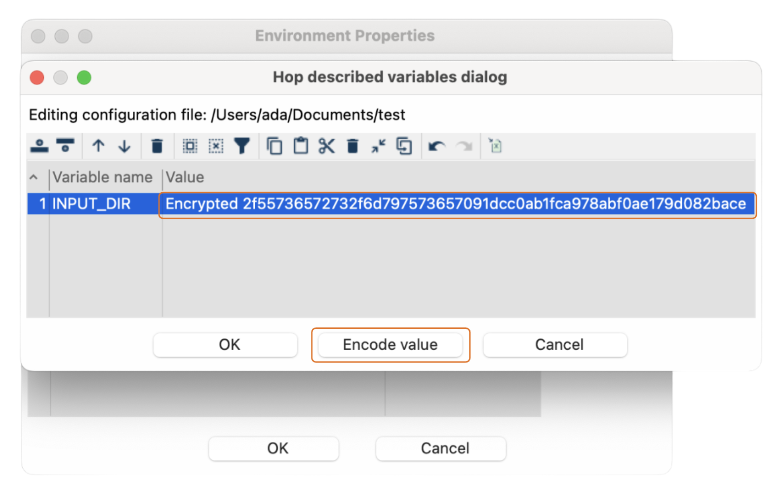 Apache Hop configure environment