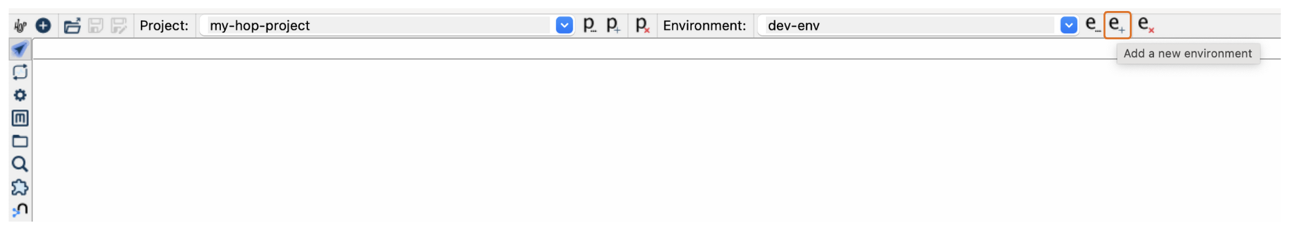 Apache Hop create environment