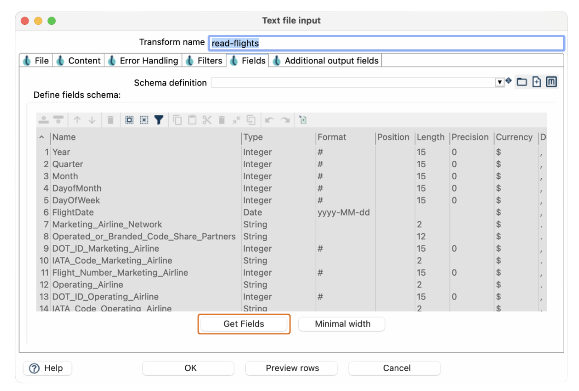 Apache Hop Text file input Apache Hop Text file input