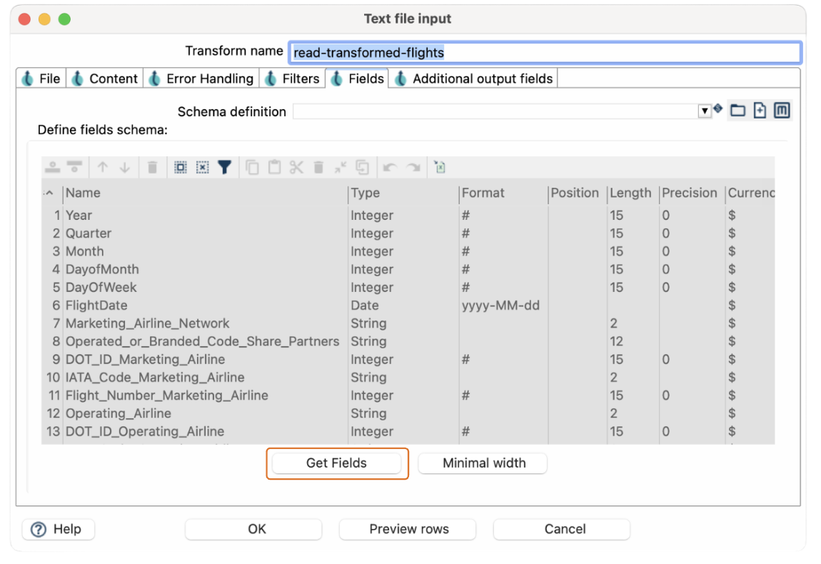 Apache Hop Text file input Apache Hop Text file input