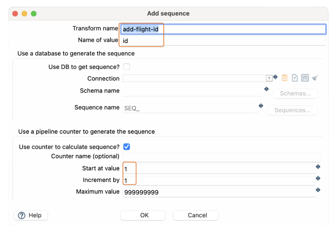 Apache Hop Add sequence Apache Hop Add sequence