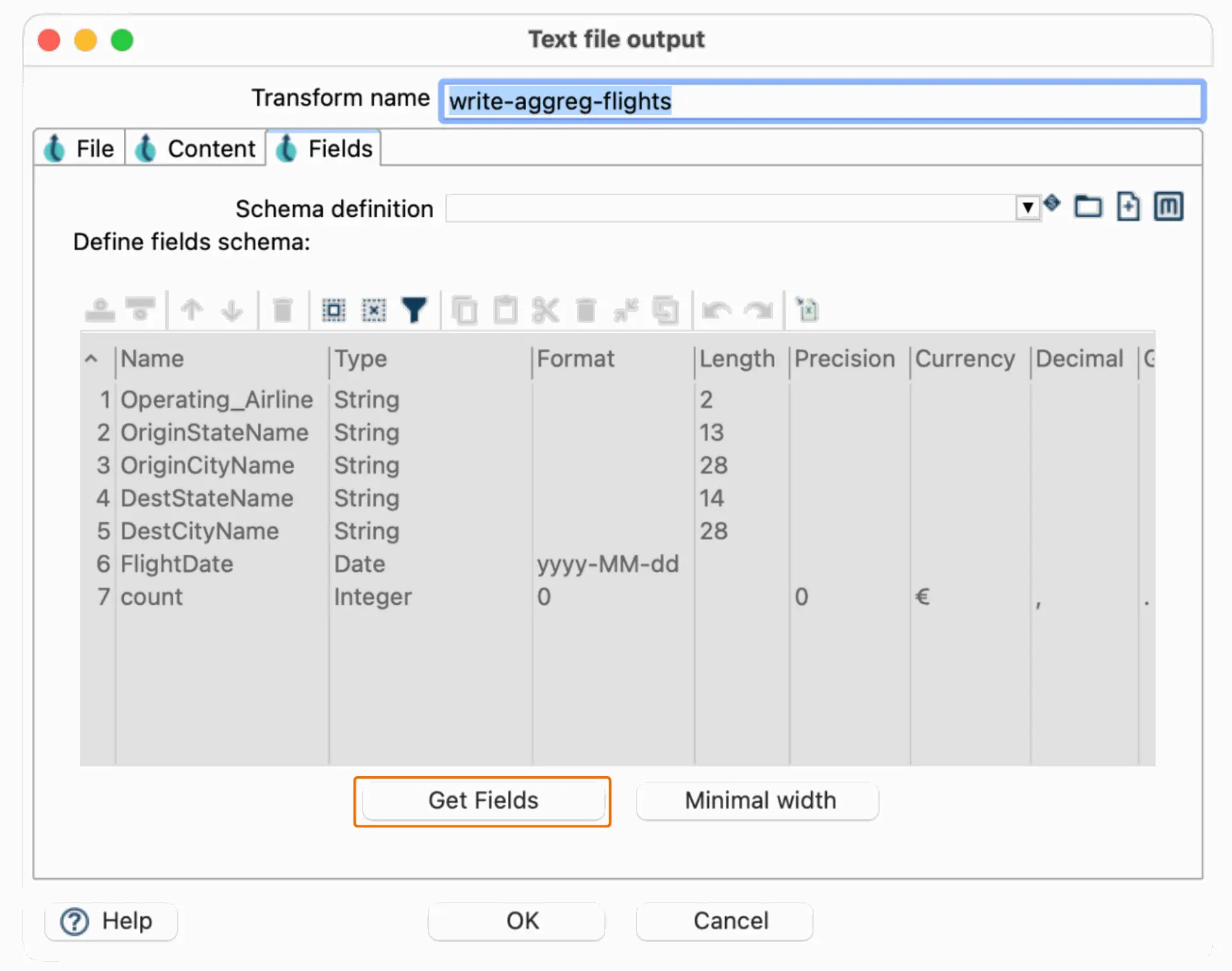 Apache Hop Text file output Apache Hop Text file output