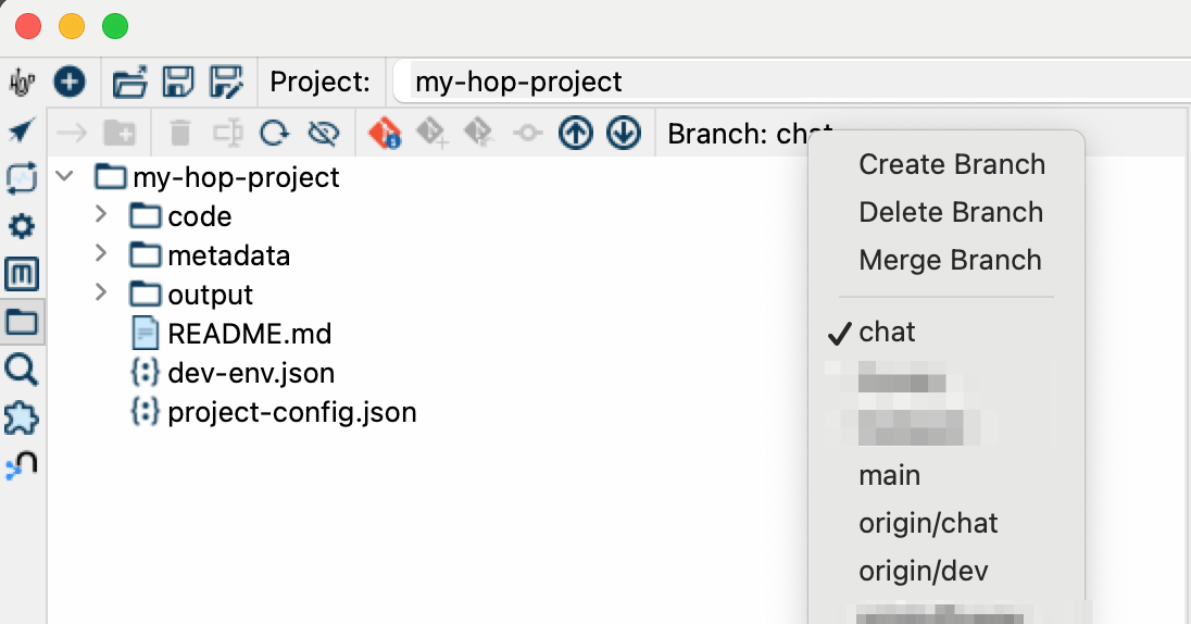 Git improvements in the file explorer perspective