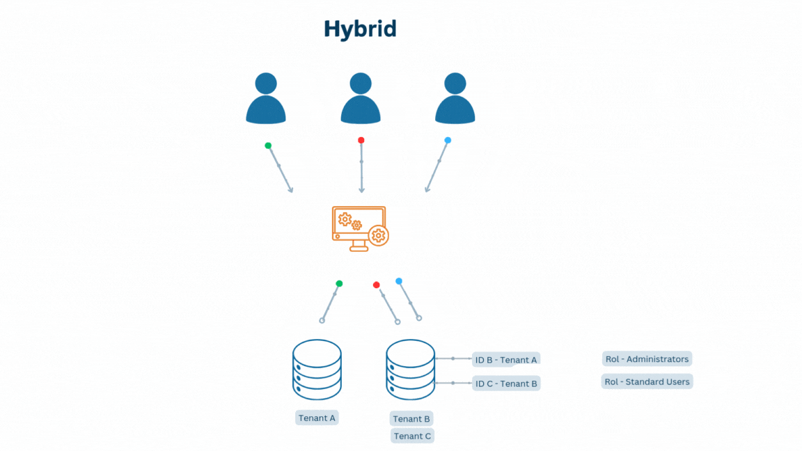 hybrid multi-tenancy